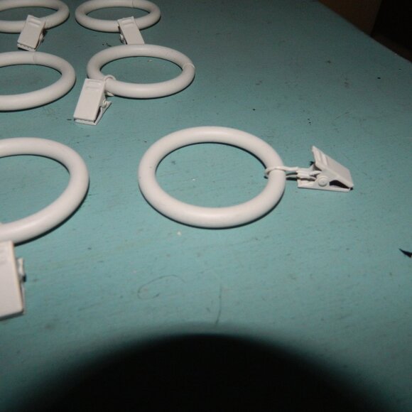 Pottery Barn Kids Classic Steel Curtain Rings Set of 14 - Picture 3 of 3